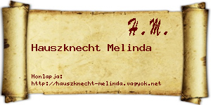 Hauszknecht Melinda névjegykártya